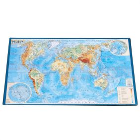 Настольное покрытие Карта мира (мягкое)