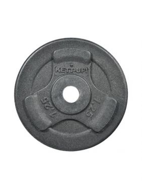 Диск KETT-UP KRAFT 1,25кг, черный матовый, ø 26