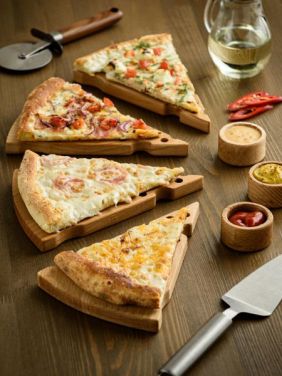 Доска для подачи деревянная 21*14,5см KETT-UP ECO WOOD CHEESE малая, кавказский бук