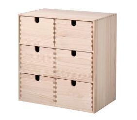 Комод-мини KETT-UP ECO МОППЕ 2 (6 ящиков) 29*18*32см