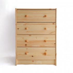 Комод KETT-UP ECO RAST 4 ящика, натур деревянный