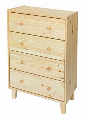 Комод на ножках KETT-UP ECO RAST 4 с ящиками деревянный