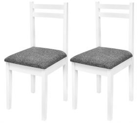 Комплект стульев (2шт) KETT-UP ECO OLIVER (ОЛИВЕР) деревянный, белый