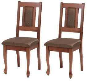 Комплект стульев (ПАРА) KETT-UP TURIN (ТУРИН) кухонный, деревянный, орех