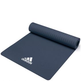 Коврик (мат) для йоги Adidas, цвет голубой