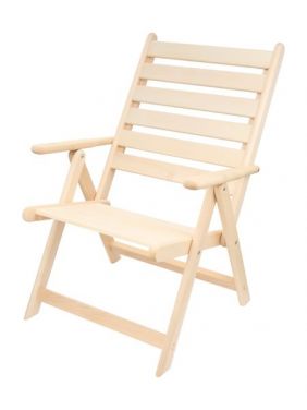 Кресло шезлонг KETT-UP ECO HOLIDAY с подлокотниками, деревянный