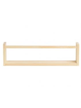 Полка настенная KETT-UP ECO ART 1 ярус, 60см, деревянная, без покрытия