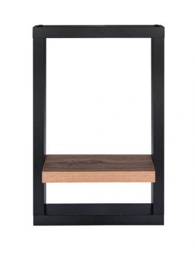 Полка навесная KETT-UP ECO ART NEW черный / дуб вотан