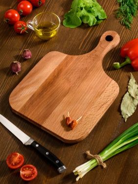 Разделочная доска KETT-UP ECO WOOD & FOOD 21*33см классическая деревянная