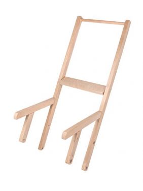 Ручка со спинкой для санок деревянная