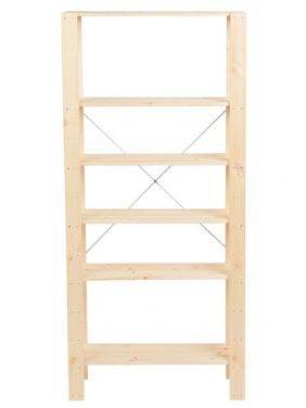 Стеллаж высокий KETT-UP ECO Hejne (Хейне) 171см деревянный натур