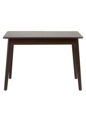 Стол кухонный раскладной 110/145*60см KETT-UP ECO LEO прямые ножки темный орех деревянный