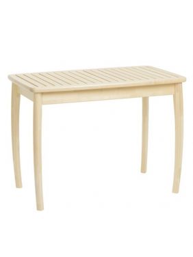 Стол обеденный 106*63 см KETT-UP ECO NATURE массив, прозрачный лак