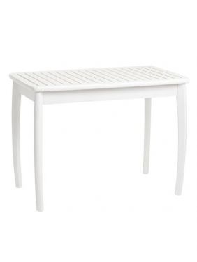 Стол обеденный  106*63 см KETT-UP ECO NATURE массив, белый