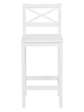 Стул барный KETT-UP ECO HUGO PLUS BIG SIZE деревянный белый