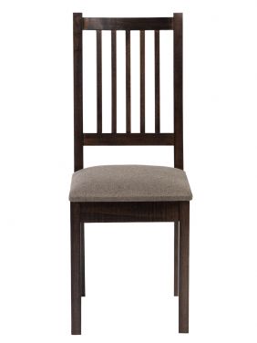 Стул кухонный KETT-UP ECO FLOKI  (ФЛОКИ)   деревянный, венге/коричневая рогожка