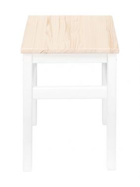 Табурет KETT-UP ECO ODDVAR (ОДВАР) деревянный, белый/натур