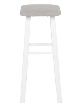 Табурет KETT-UP LOFT BAR барный, 66см, с мягким сиденьем, квадратное, белый