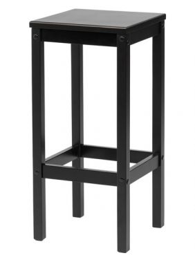 Табурет барный KETT-UP ECO HUGO NEW (ХУГО)  деревянный черный