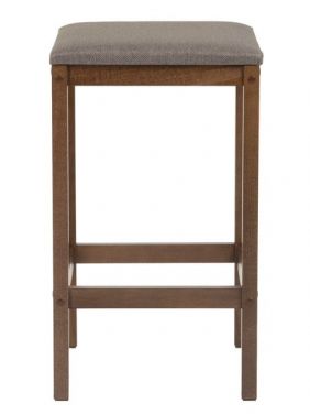 Табурет барный KETT-UP ECO HUGO XXL с мягким сиденьем орех / коричневый