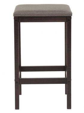 Табурет барный KETT-UP ECO HUGO XXL с мягким сиденьем венге / коричневый