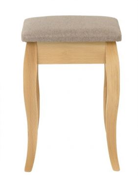 Табурет деревянный KETT-UP ECO НОРВИК LUXE натуральный / бежевая рогожка