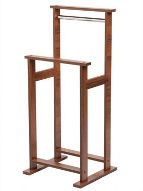 Вешалка костюмная KETT-UP ECO ALF (АЛЬФ) орех, деревянная