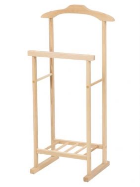 Вешалка костюмная KETT-UP ECO ELZA (ЭЛЬЗА)  деревянная, без покрытия