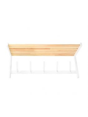 Вешалка настенная KETT-UP ECO GRETA (ГРЕТА) натур/белый