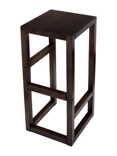 Стул барный KETT-UP CUBE LOFT BAR, 75см, ВЕНГЕ, деревянный - Кеттлер Мебель